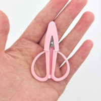Ciseaux multifonctionnels miniatures en acier inoxydable rose clair 6,5 cm, accessoires de couture, broderie, DIY, point de croix