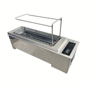 Máquina de Asar Comercial Eléctrica Automática Giratoria para Restaurante, Parrilla de Brochetas de Acero Inoxidable 304 con Seguridad contra Llamas, 13-14 Piezas - Product Image 4