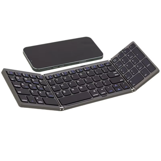 2026 Portable Mini Wireless Bluetooth Foldable with Touchpad for Travel Use Keyboard
