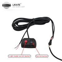 Lkt Die neueste COB drahtlose fernbedienung auto blinkende warn licht bar Led Auto Warnleuchten Rot + Blau Weiß + gelb-