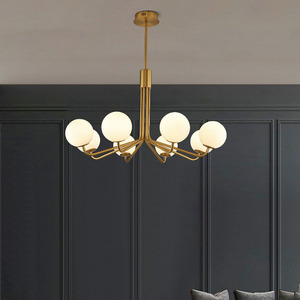 Lámpara led colgante de cobre, <span class=keywords><strong>luz</strong></span> para sala de estar, comedor, dormitorio, <span class=keywords><strong>ahora</strong></span> contraído - Product Image 1
