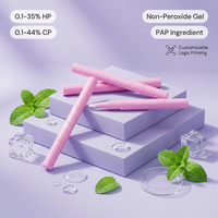 Gel blanchissant dentaire 35% HP 44% CP, ingrédient de gel personnalisé, économique, 2 mL, stylo blanchissant pour les dents, marque privée