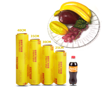 Film alimentaire en PVC de qualité alimentaire pour snacks, fruits, lait, gâteaux, biscuits, pizza, pain avec impression de logo personnalisé