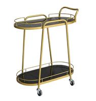 Chariot de service buffet 3 niveaux en acier inoxydable, personnalisé pour hôtels, restaurants et bars, capacité 10L, design unique
