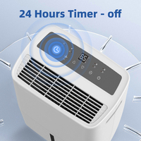 Purificateur d'air et déshumidificateur portable Deye DYD-R50A 50L, déshumidificateur commercial pour intérieur, pour la maison