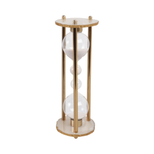 Clessidra Decorativa con Cornice in Resina e Vetro, Timer a Sabbia per Casa, Ufficio, Scrivania, Soggiorno, Decorazione per Scaffali - Product Image 4