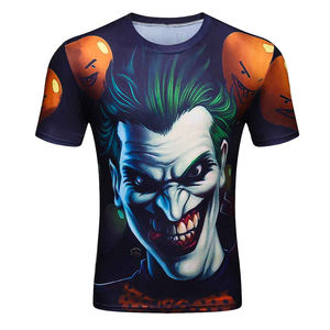 Camiseta de Hombre de Talla Grande con Estampado 3D del <span class=keywords><strong>Joker</strong></span>, Estilo Informal, Personaje de Cómics Divertido, Impresión Completa Personalizada, Novedad <span class=keywords><strong>2019</strong></span> - Product Image 4