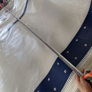 แผ่นป้องกันนั่งร้าน FR-6สำหรับแผ่นป้องกันการก่อสร้างสีขาว4X45ม. 250gsm - Product Image 3