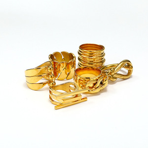 Europe États-Unis INS Niche Mode Bague Géométrique Femmes Simple Populaire All-Matching 18K Steel Stainless Steel Parties - Product Image 2