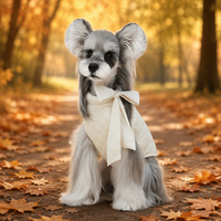 Gilet matelassé léger et lavable pour animaux de compagnie avec nœud pour petits chiens, style princesse, manteau d'hiver pour chien, tailles S, M, L, XL, XXL