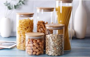 Bocaux de conservation alimentaire en verre borosilicate de 30 ml, 50 ml, 90 ml, hermétiques avec couvercle en liège pour bonbons, riz, maïs, épices, thé, café, assaisonnements - Product Image 3