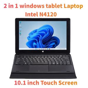 Laptop Tablet 2 en 1 con Windows, Pantalla Táctil Fluida IPS de 10.1 Pulgadas 800*1280, Intel N4120, 12GB+1TB, 1.5Ghz~2.5Ghz, 4 Núcleos y 4 Hilos - Product Image 1