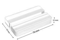 Base personnalisée en Lucite Porte-affiche en acrylique transparent Place Card Stand Holder pour le menu de mariage Table de réunion Numéros