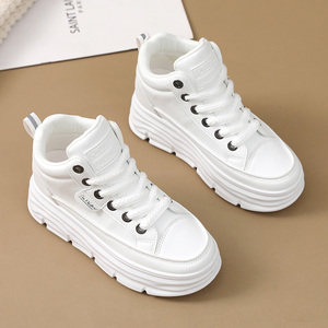 New Leisure 2026 Autumn Daily Artificial Leather <b>Inner</b> Heightening Women's Shoes Thick <b>Sole</b> Student Simple Loafers Anti-Slippery - Product Image 3