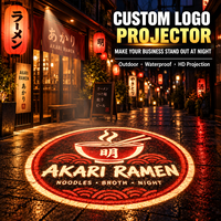 Projecteur de logo d'entreprise, lumière Gobo personnalisée, projecteur LED étanche IP67 pour la publicité sur les murs, les sols et les allées des magasins
