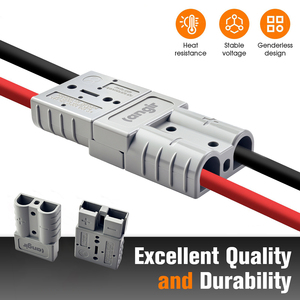 Câble adaptateur mâle/femelle haute intensité 600V 50A 2P avec boîtier PC et contacts en cuivre, livraison gratuite - Product Image 3