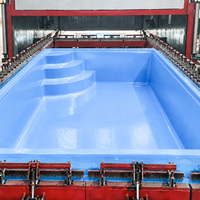 Piscine Conteneur Préfabriquée Professionnelle Personnalisée en Fibre de Verre, Conteneur Maritime de 20ft et 40ft, Piscine à Vendre