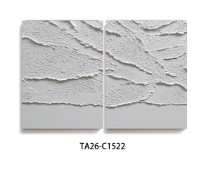 <span class=keywords><strong>Peinture</strong></span> en relief minimaliste neutre de <span class=keywords><strong>montagne</strong></span> texturée en 3D peinte à la main, décoration intérieure Wabi-Sabi nature côtière - Product Image 4