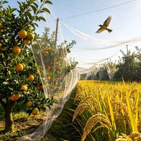 Robuust 15x15mm anti-vogelnet 100% virgin HDPE UV-bestendig geweven voor citrusboomgaard, fruitboomgaard, wijngaard, bosbessen