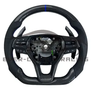 ホンダアコード2008-2019カスタムカーボンファイバーステアリングホイール用のEver-Carbon Racing(ECR) 新しいデザインのカーステアリングホイール