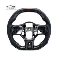 Volante de Fibra de Carbono con Fondo Plano de Diseño Personalizado ECR de Ever-Carbon Racing para Mitsubishi Lancer EVO 10
