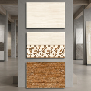 Exquisitos azulejos de pared de cerámica Lappato 30x45 Material de construcción natural El mejor diseño para paredes interiores y exteriores para baño de pasillo - Product Image 3