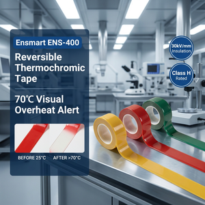 <span class=keywords><strong>Cinta</strong></span> <span class=keywords><strong>Aislante</strong></span> Termocrómica Reversible ENS-400 Clase H, Cambio de Color a 70°C, Resistencia Dieléctrica de 30KV/mm, <span class=keywords><strong>Cinta</strong></span> Eléctrica <span class=keywords><strong>para</strong></span> 35kV - Product Image 2
