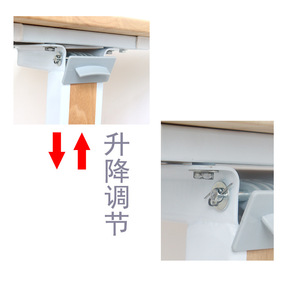 Escritorio de Oficina Móvil Ajustable, Rectangular, con Altura Ajustable, Independiente, con Ruedas, para Uso en el Hogar o la Oficina - Product Image 2