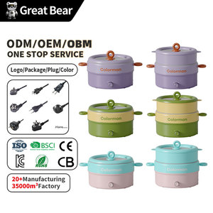 <span class=keywords><strong>Olla</strong></span> Eléctrica de Doble Asa para Uso Doméstico Colorman, Certificación CE, Control Mecánico, <span class=keywords><strong>Olla</strong></span> Eléctrica Multifunción - Product Image 1