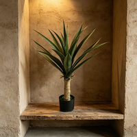 Objets décoratifs en gros, plantes artificielles en sisal, arrangements floraux pour mariage, accessoires de décoration intérieure, décoration de bureau, hôtel, chambre