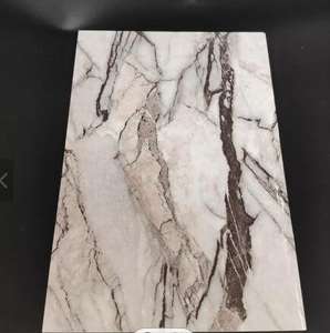 वाटरप्रूफ <span class=keywords><strong>pvc</strong></span> संगमरमर फोम बोर्ड-सजावटी पत्थर डिजाइन आंतरिक दीवार पैनलिंग समाधान मुद्रित प्लास्टिक शीट - Product Image 1