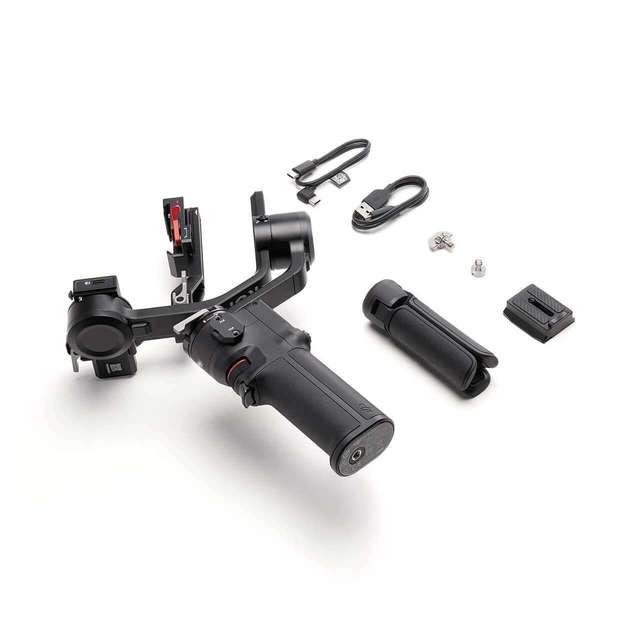 Original New RS 3 Mini Gimbal Stabilizer with Lightweight Supports A7 + 24-70mm F2.8 GM Bluetooth Shutter Control