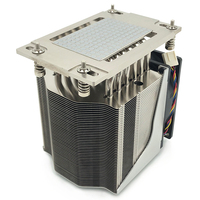 COOLSERVER SP3 4UP42 AMD Radiateur multiplateforme 4U 6 caloducs Refroidisseur d'air pour serveur Ventilateur de refroidissement CPU Cuivre pur en bas TDP 300W