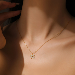 Collier pendentif FUAMAY 2025 en argent 925 pour homme, forme de cœur avec zircon, style tendance pour les fêtes - Product Image 6