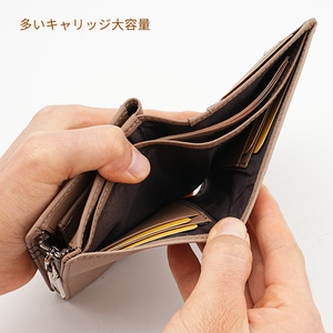 New Business Real Leather Multi Card <b>Small</b> Folding Card Holder Bifold <b>Wallet</b> With Zipper - Product Image 3