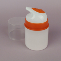 Bouteille vide de haute qualité 30 50 100 ml pp pompe sans air crème écologique contenant d'emballage pour crème cosmétique