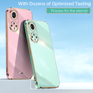 Fundas para teléfono con soporte para anillo, nueva funda protectora para teléfono móvil, funda para teléfono galvanizada <span class=keywords><strong>2022</strong></span> para Honor 50 Pro - Product Image 4