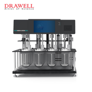 Drawell DW-MDS-2008DS 8 Vessel Dissolution Tester 10-300RPM 45C Water Bath Solid Preparation Release <b>Analysis</b> <b>Instrument</b> - Product Image 3