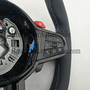 Quality Wholesale Leather Paddle Steering Wheel for BMW G20 G30 G01 CS 3 <b>Series</b> <b>5</b> <b>Series</b> Car Steering Wheel - Product Image 5