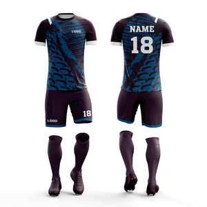 เสื้อฟุตบอลแบบสปอร์ตเกรด สั่งทำได้ จัดส่งเร็ว ขายดี เสื้อฟุตบอลแบบซับลิเมชั่น ระดับมืออาชีพ สำหรับทีม - Product Image 2