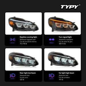 New 12V 6000K for 2003-2008 for US-Spec <b>LED</b> <b>Headlight</b> Conversion Kit with Laser Lenses and Daytime Running Lights - Product Image 5