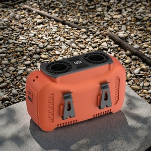 Nouveau ventilateur portable à clipser sur le cou 2025 avec lumière LED et batterie 20000 mAh, design boîte, idéal pour l'extérieur - Product Image 4