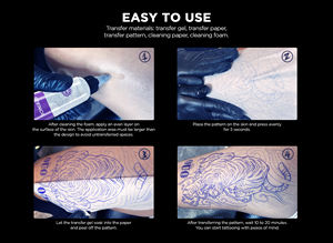 เจลลายฉลุสำหรับรอยสักขนาด120มล. โดย <span class=keywords><strong>ouo</strong></span> สามารถถ่ายโอนได้ยาวนาน - Product Image 5