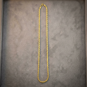 Wholesale 14K 18K 24K Micron Gold Plated Fancy Chain Necklaces Luxury Chain Necklaces Brass Gold Chain Fashion Chains Necklaces - Product Image 5