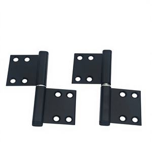 Заводская оптовая продажа, Регулируемые поворотные алюминиевые дверные петли, простая установка, современный дизайн, стиль, нержавеющая сталь, цинк - Product Image 2