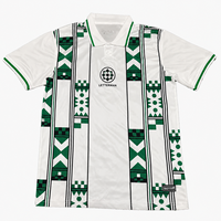 Camiseta de Fútbol Edición Fan, Cuello en V, Manga Corta, Transpirable, Secado Rápido, Anti-UV, 100% Poliéster, Unisex, Corte Holgado, Impresión Digital Personalizada
