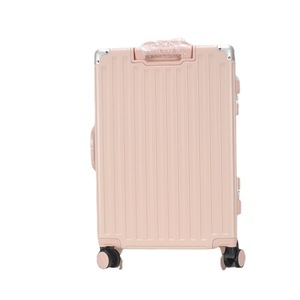 Aluminum Frame Carry-On Suitcase 20 Inch Universal <b>Wheels</b> Combination <b>Lock</b> Unisex Travel Luggage Solid Color Spring 2022 - Product Image 4