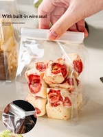 Sacs d'emballage refermables à fermeture éclair Snowflake Crisp pour biscuits, toffee, nougat, bonbons et snacks