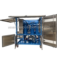 Nouveau purificateur d'huile de transformateur à fluide silicone HOPU FR3 triphasé 380V en acier inoxydable avec garantie de 5 ans
