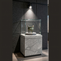 Vitrines de musée, vitrines d'exposition pour antiques et bijoux, comptoirs en verre hydrauliques, vitrines sur mesure